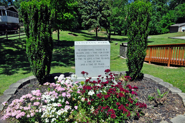 Veterans Memorial plaque